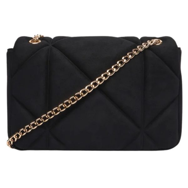 Borsa Love Moschino in suede logo