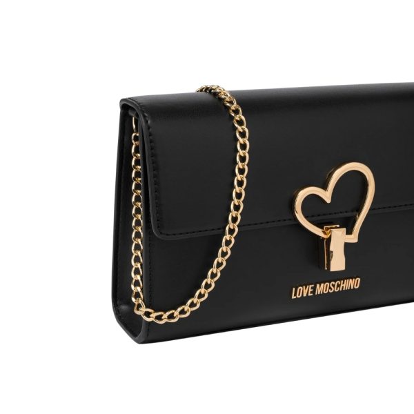 Borsa Love Moschino a tracolla in tessuto morbido