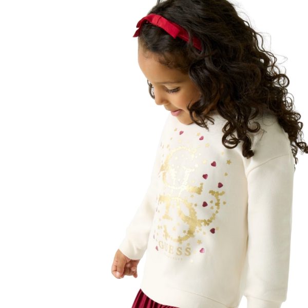 Abito Guess midi in misto viscosa