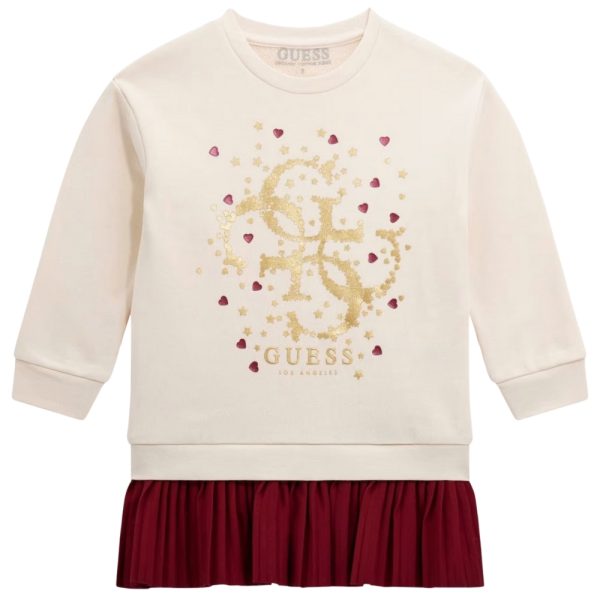 Abito Guess midi in misto viscosa