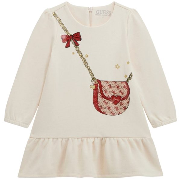 Abito Guess con stampa borsetta e logo