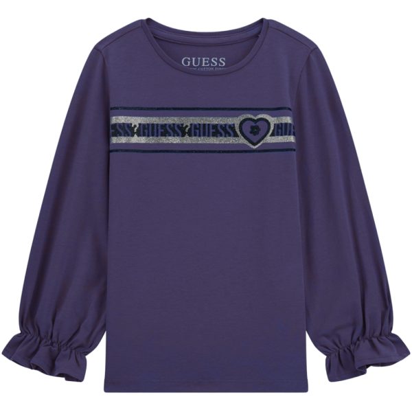 Maglia Guess maniche lunghe arricciate