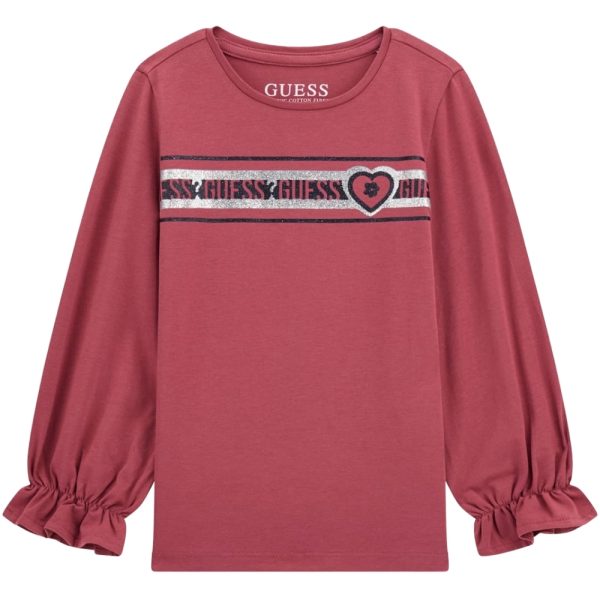 Maglia Guess maniche lunghe arricciate