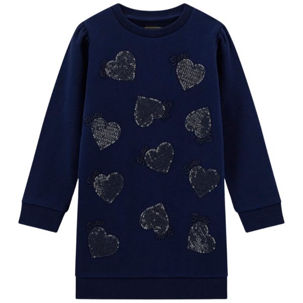 Abito Guess con paillettes a cuore