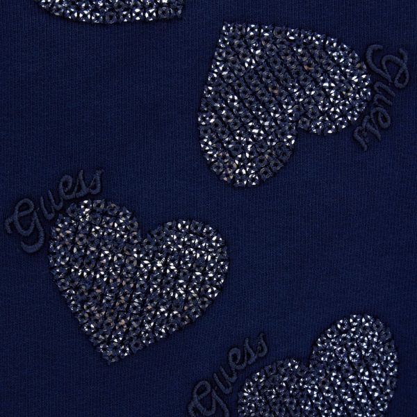 Felpa Guess con paillettes e cerniera