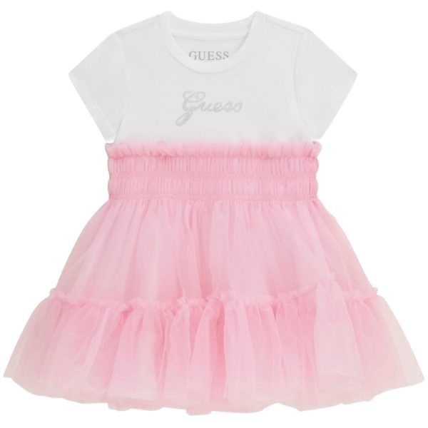 Abito Guess kids in tulle logo