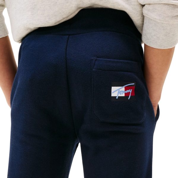 Joggers Tommy Hilfiger junior regular fit con fasce elastiche