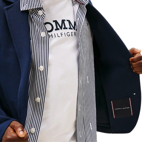 Blazer Festive Tommy Hilfiger regular fit in pique