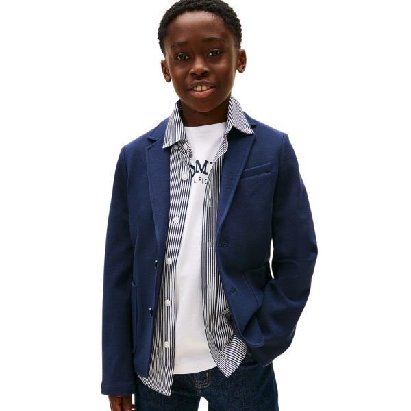 Blazer Festive Tommy Hilfiger regular fit in pique