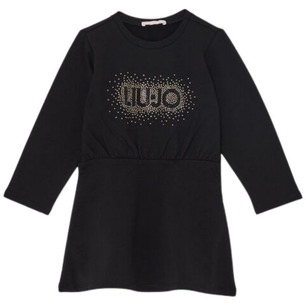 Abito Liu Jo in felpa con logo e strass