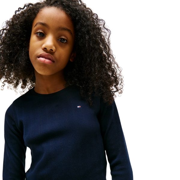 Top Tommy Hilfiger junior extra slim fit a maniche lunghe
