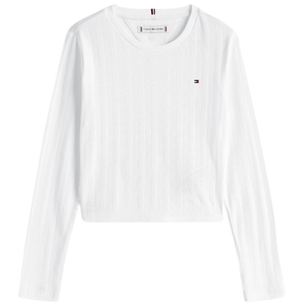 Top Tommy Hilfiger junior extra slim fit a maniche lunghe