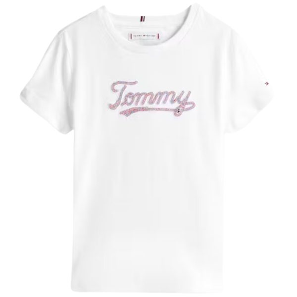 T-shirt Tommy Hilfiger junior con logo