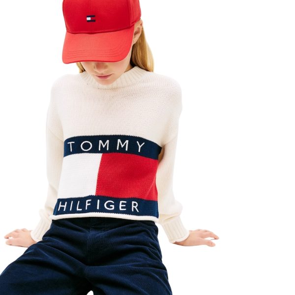 Pullover Tommy Hilfiger relaxed fit a coste