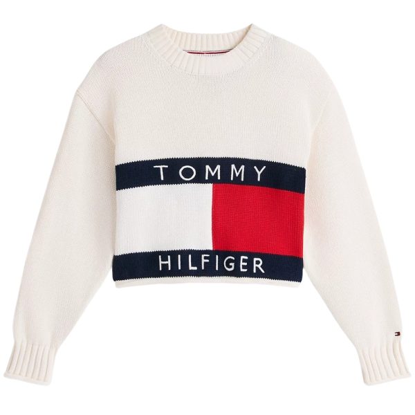 Pullover Tommy Hilfiger relaxed fit a coste