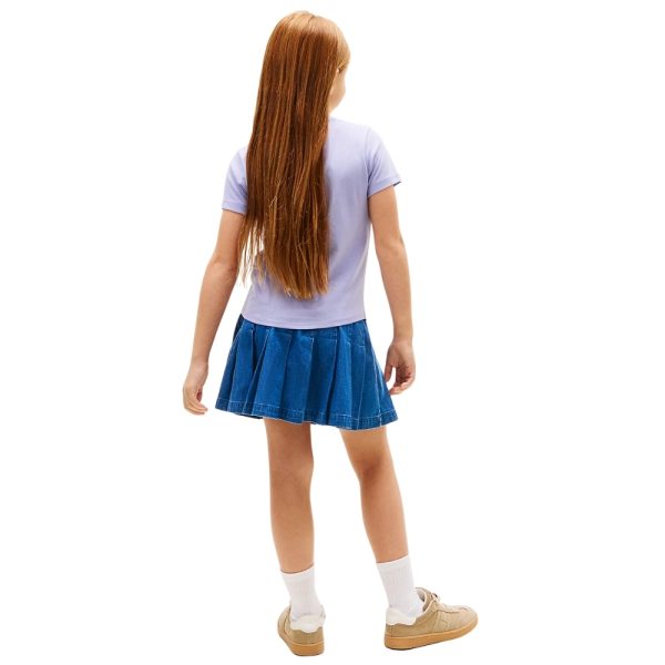 T-Shirt Tommy Hilfiger slim con logo metallizzato