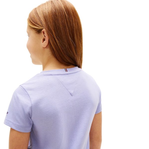 T-Shirt Tommy Hilfiger slim con logo metallizzato