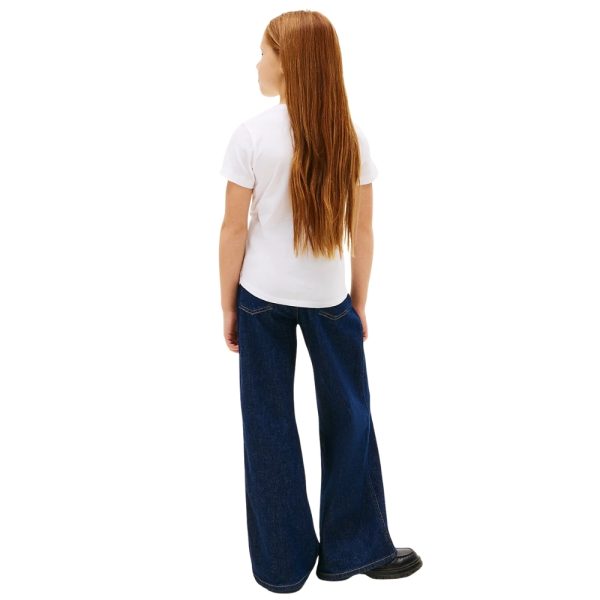 T-Shirt Tommy Hilfiger slim con logo metallizzato