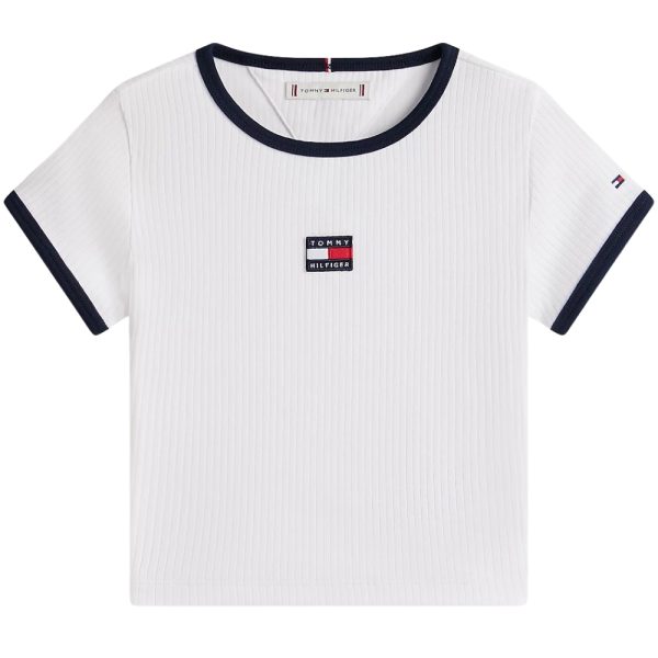 T-Shirt Tommy Hilfiger Heritage extra slim fit con bandiera