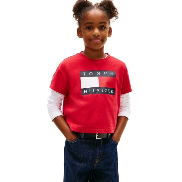 T-Shirt Tommy Hilfiger Heritage relaxed fit con logo