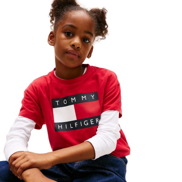 T-Shirt Tommy Hilfiger Heritage relaxed fit con logo