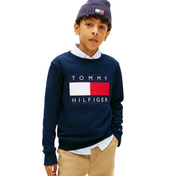 Felpa Tommy Hilfiger Heritage con applique del logo