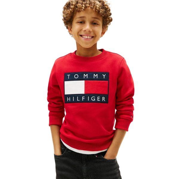 Felpa Tommy Hilfiger Heritage con applique del logo
