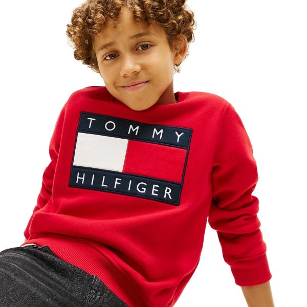 Felpa Tommy Hilfiger Heritage con applique del logo