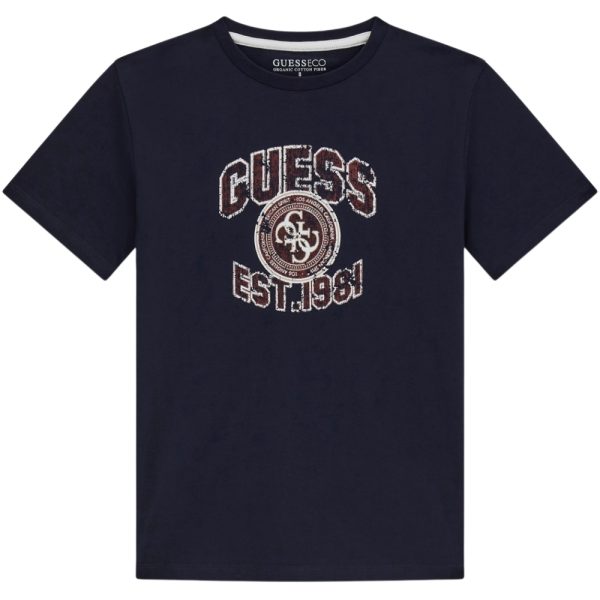 T-shirt Guess kids con logo stampato