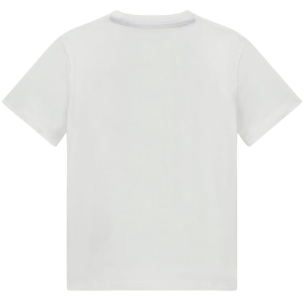 T-shirt Guess kids con logo ricamato