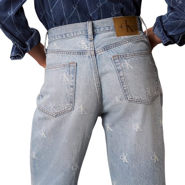 Jeans Calvin Klein con logo wide leg