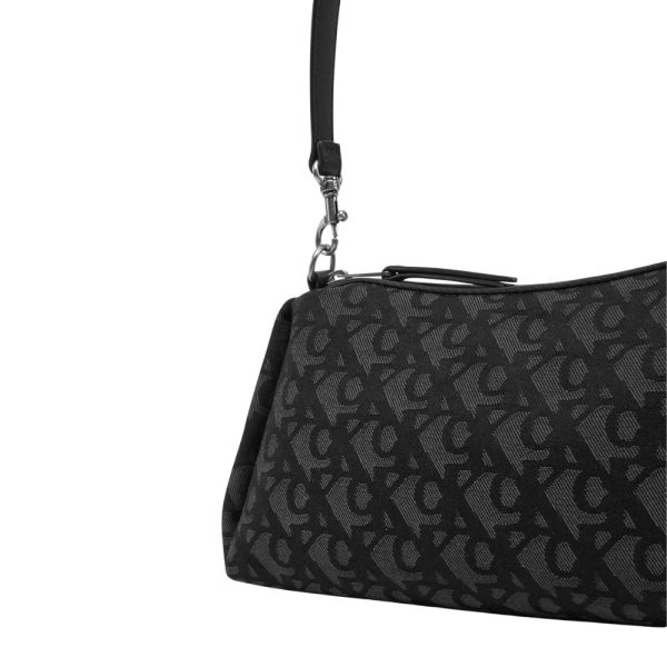 Borsa da spalla Calvin Klein convertibile in jacquard con logo