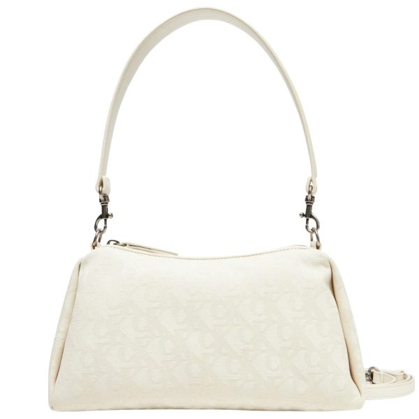 Borsa da spalla Calvin Klein convertibile in jacquard con logo