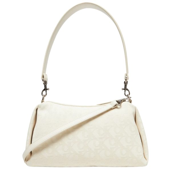 Borsa da spalla Calvin Klein convertibile in jacquard con logo