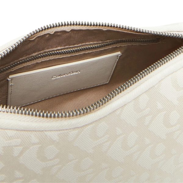Borsa da spalla Calvin Klein convertibile in jacquard con logo