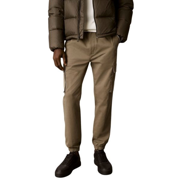 Pantaloni Calvin Klein in twill skinny