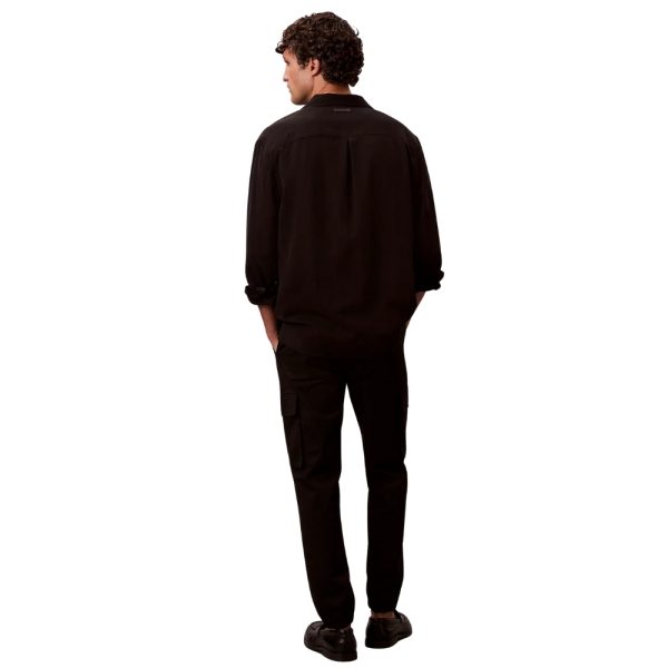 Pantaloni Calvin Klein in twill skinny