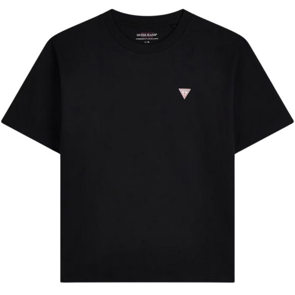 T-Shirt Guess oversize con patch mini