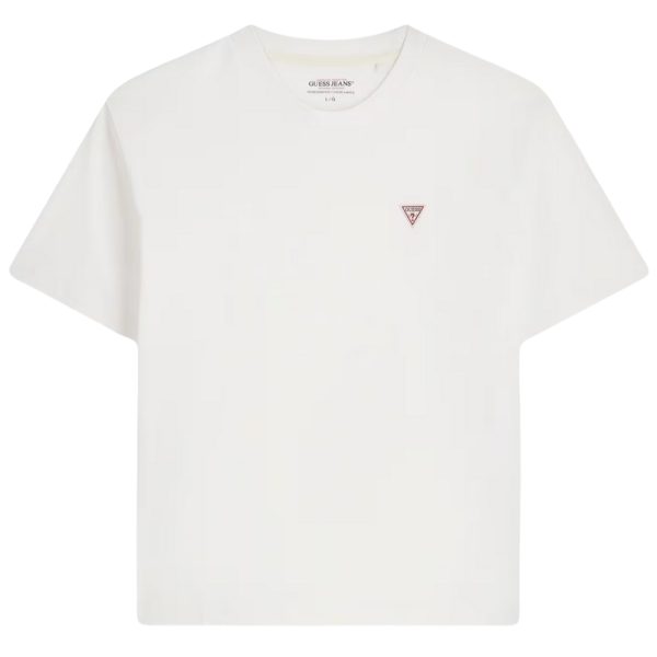 T-Shirt Guess oversize con patch mini