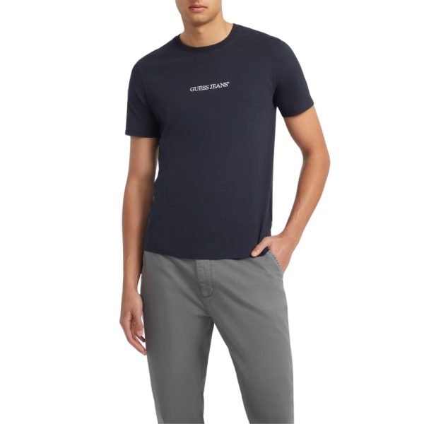T-Shirt Guess logo ricamato