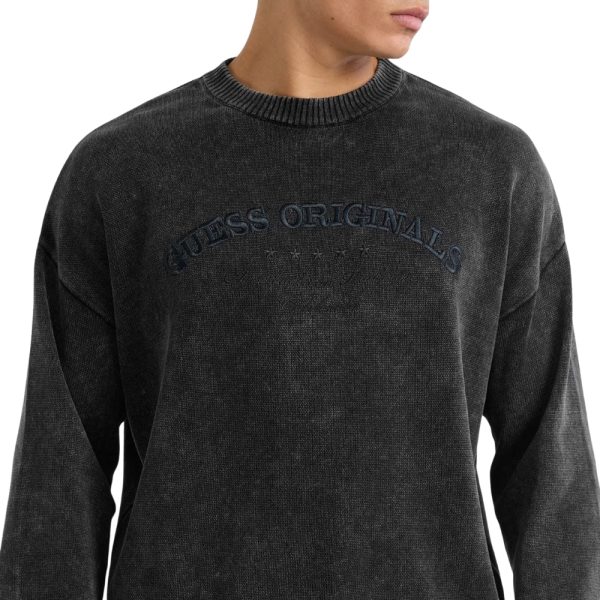 Maglione Guess con logo frontale