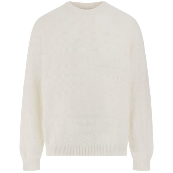 Maglione Guess girocollo trama geometrica