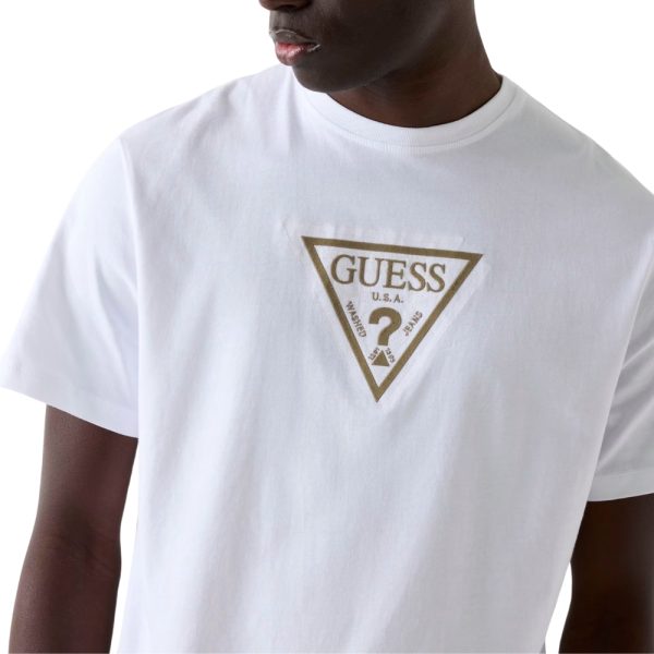 T-Shirt Guess con logo triangolare