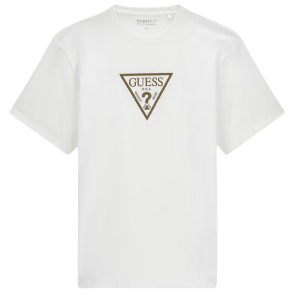 T-Shirt Guess con logo triangolare
