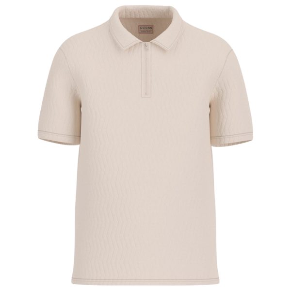 Polo Guess in maglia lavorata con zip