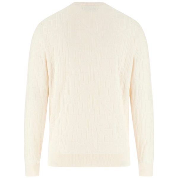 Maglione Guess con logo in rilievo