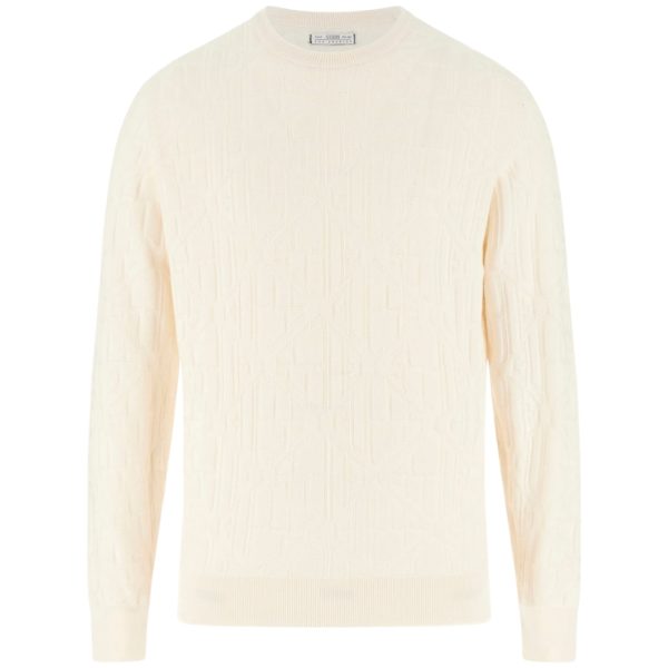 Maglione Guess con logo in rilievo