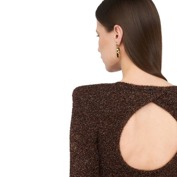 Abito Liu Jo in maglia con spalline imbottite