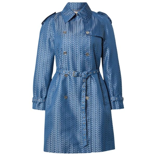 Trench Michael Kors con logo jacquard