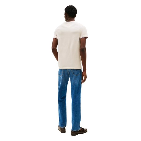 T-shirt Tommy Hilfiger slim fit con righe a contrasto